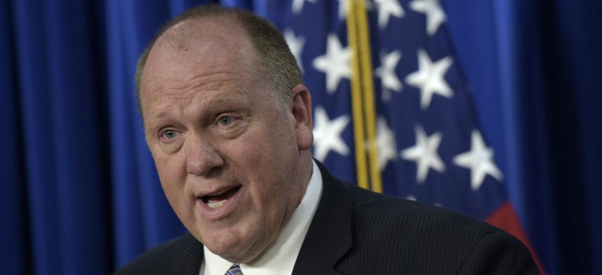 ICE acting Director Thomas Homan said his agents are "unfairly vilified for simply trying to do their jobs."