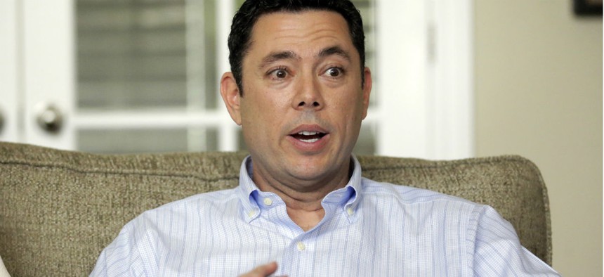 Outgoing Rep. Jason Chaffetz, R-Utah, said he sleeps in his office because of the high cost of rent in D.C. 