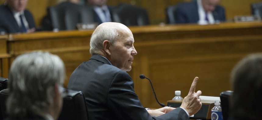 IRS Commissioner John Koskinen testifies on Capitol Hill in June. 