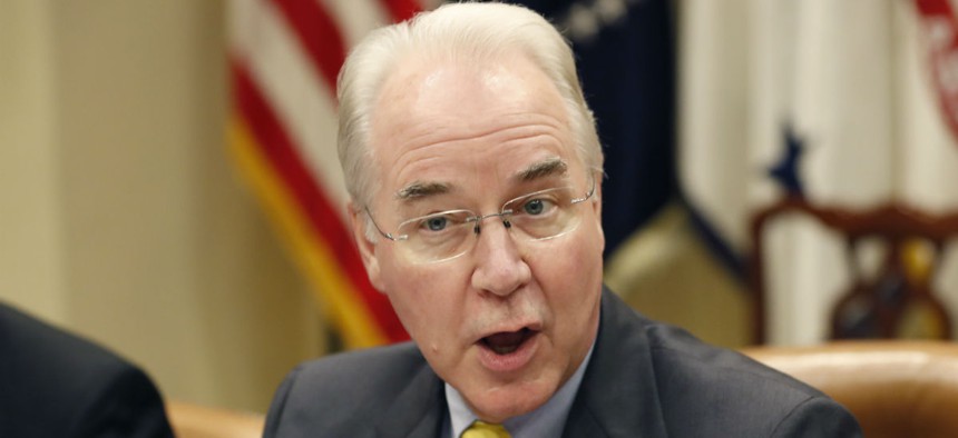 HHS Secretary Tom Price has been working with the White House and Congress to undo the Affordable Care Act. 