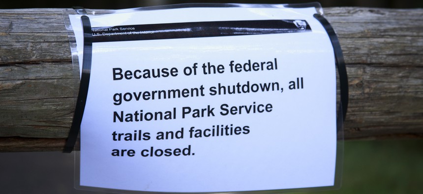 Mount Rainier National Park was shuttered during the 2013 shutdown.