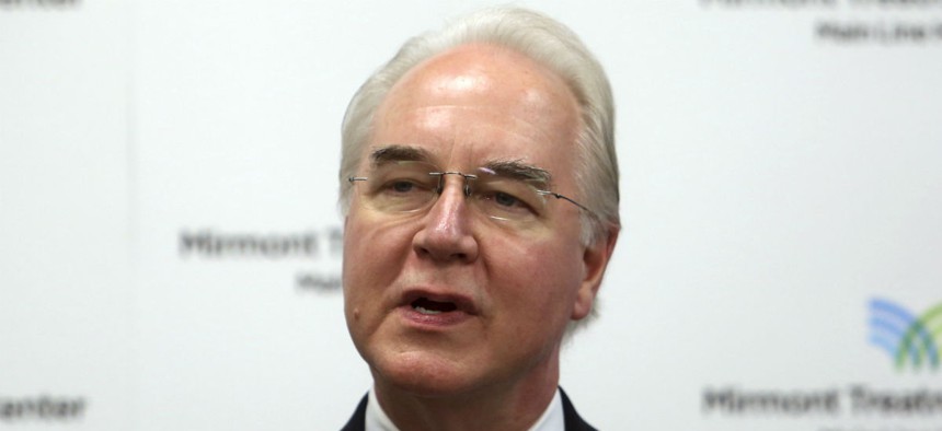 HHS Secretary Tom Price. An HHS spokesperson said sometimes commercial travel is not feasible for Price. 