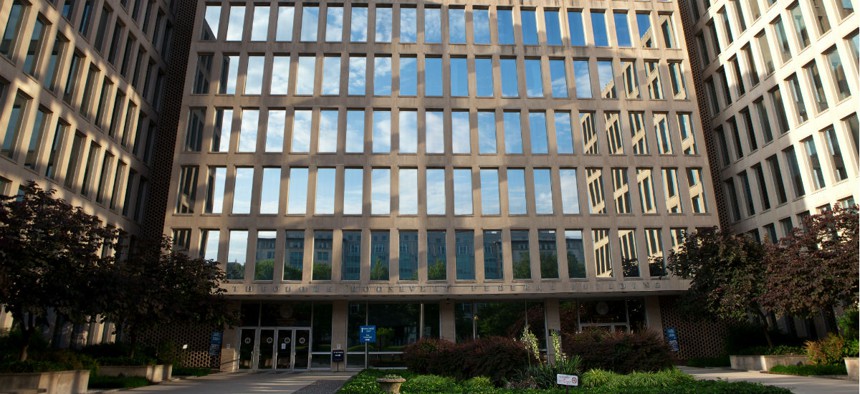 Office of Personnel Management headquarters in Washington.