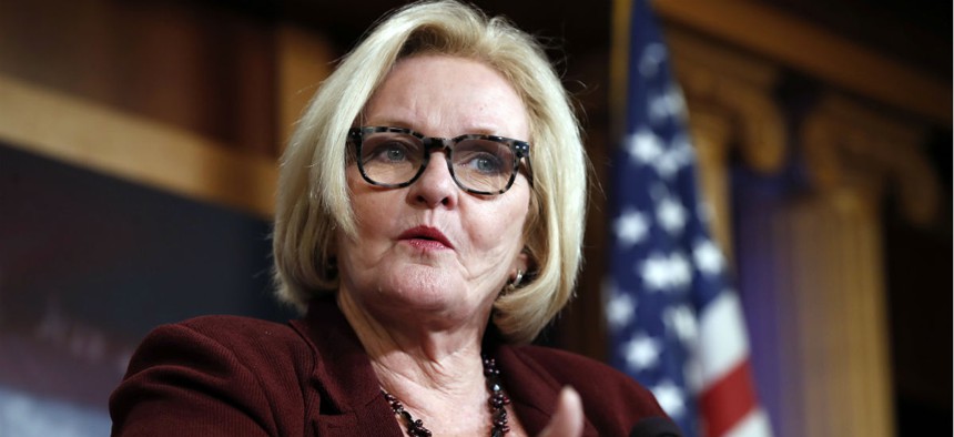 Sen. Claire McCaskill, D-Mo., is introducing a bill to repeal a 2016 law that trimmed the prosecutorial powers of DEA.