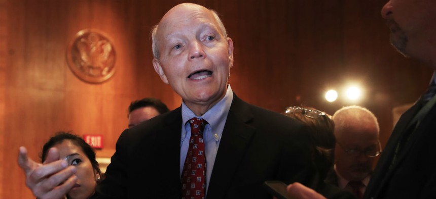 Republican lawmakers were pleased that IRS chief John Koskinen's term is almost over. 