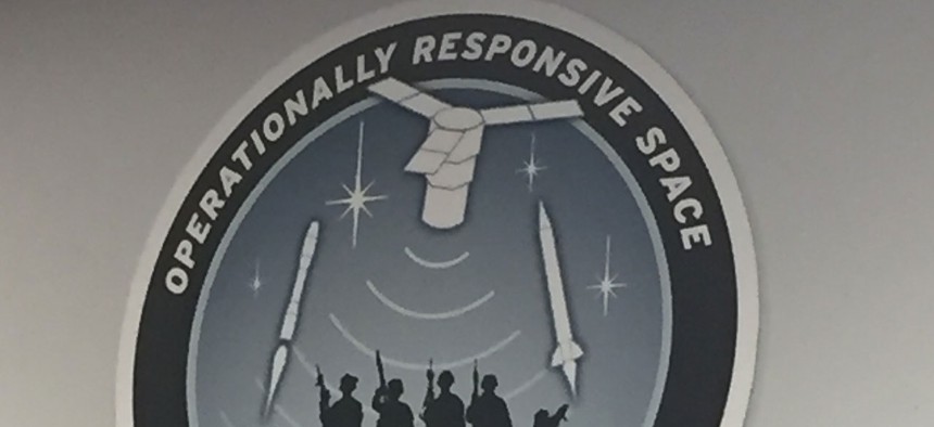The seal of the U.S. Air Force's Operationally Responsive Space office.