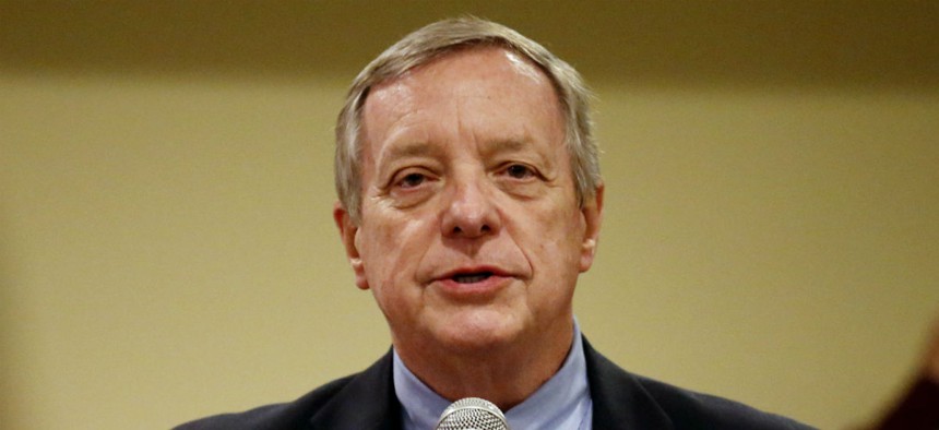 Sen. Dick Durbin, D-Ill., was one lawmaker who promised  "repercussions in Congress" if the Trump administration attempts to bury the report on initial travel ban implementation. 