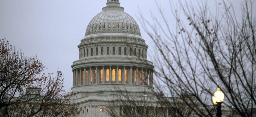 Lawmakers late Thursday passed a continuing resolution to keep government funded through Dec. 22. 