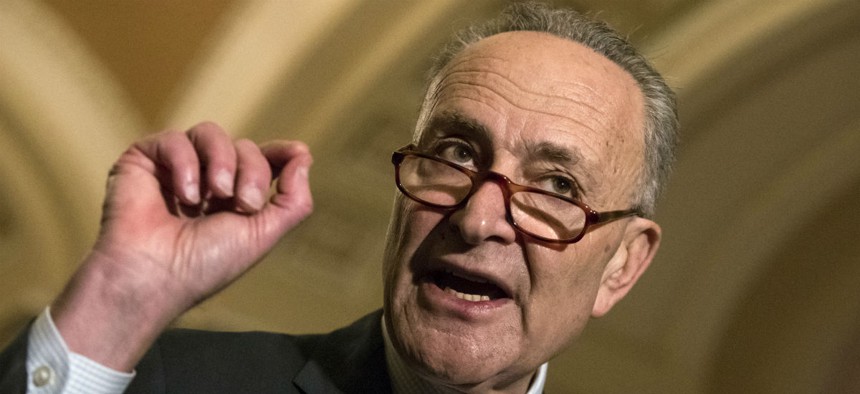 Senate Minority Leader Chuck Schumer, D-N.Y., said: “We must lift the spending caps for defense and also those urgent domestic priorities, in equal measure.” 