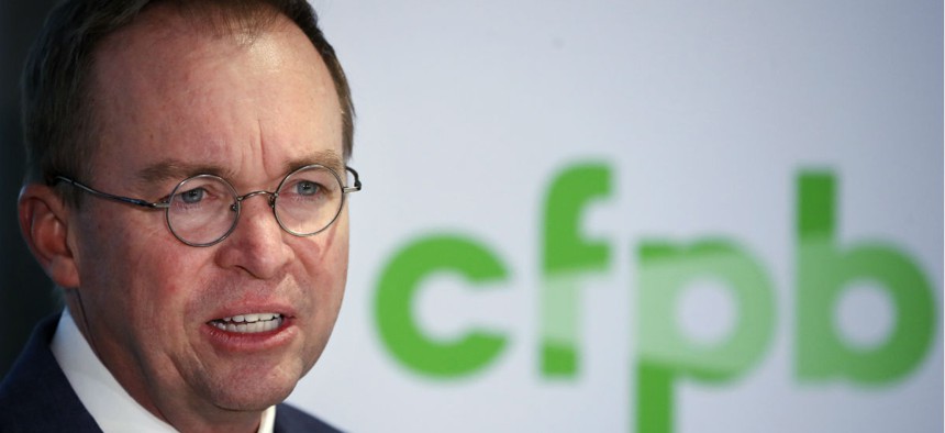 Acting CFPB Director Mick Mulvaney is concerned about any inauthentic information that comes to the bureau, an adviser said. 