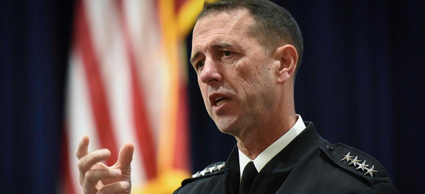 Last March, Chief of Naval Operations Adm. John Richardson warned top officers and civilian officials against talking too openly with the press.