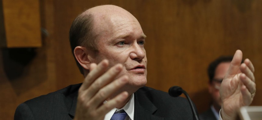 Sen. Chris Coons, D-Del., said that with the rhetoric "amped up on both sides," a shutdown is likely, though not desirable. 