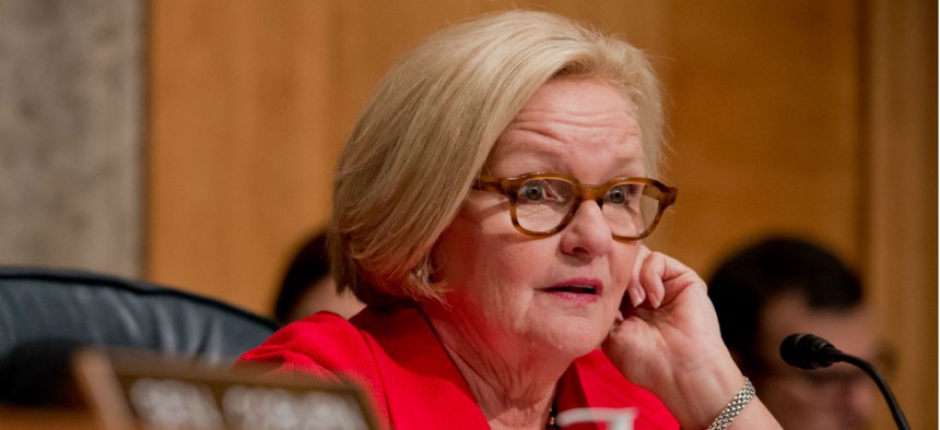 Sen. Claire McCaskill, D-Mo., sought the expansion of whistleblower rights. 