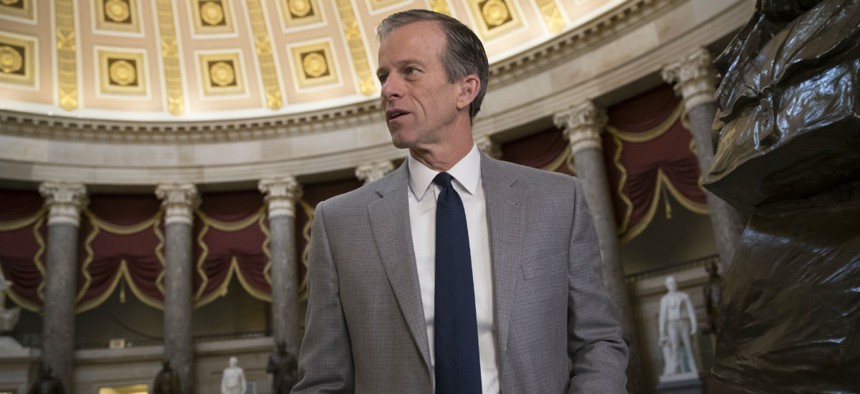 Sen. John Thune, R-S.D., the Republican Conference chairman, told reporters Monday lawmakers would likely need another CR when the current funding measure expires Feb. 8 to wrap up outstanding issues. 