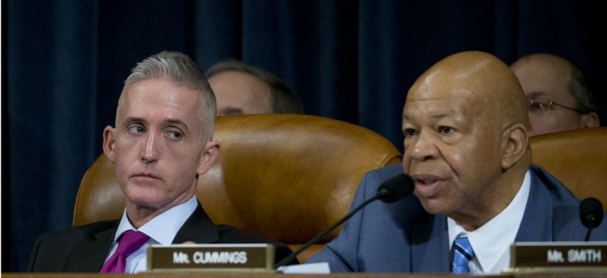 Reps. Trey Gowdy, R-S.C., and Elijah Cummings, D-Md., want to know how much agencies spend to settle sexual misconduct claims.