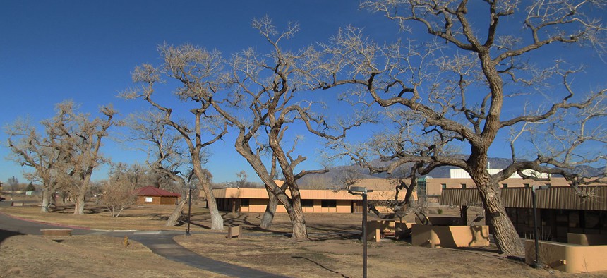The campus of Southwestern Indian Polytechnic Institute is shown in 2012.