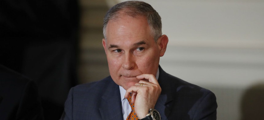 EPA Administrator Scott Pruitt has been reported to use private phones to avoid logs of his conversations, among other potential issues. 