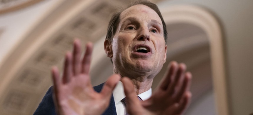 Sen. Ron Wyden, D-Ore., joined a Republican colleague in placing a hold. 
