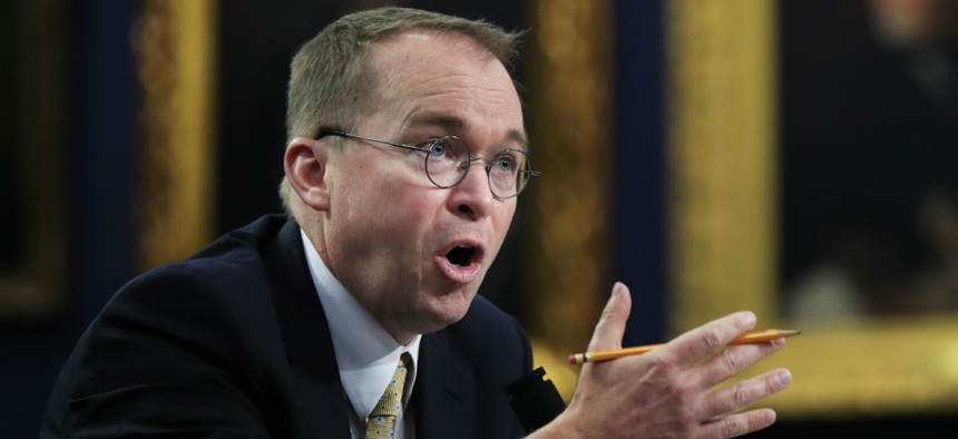 OMB Director Mick Mulvaney told lawmakers in letters that long-term fiscal constraints necessitated lower spending. 