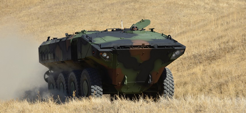 The Marine Corps has chosen the Iveco SuperAV in the Amphibious Combat Vehicle competition.