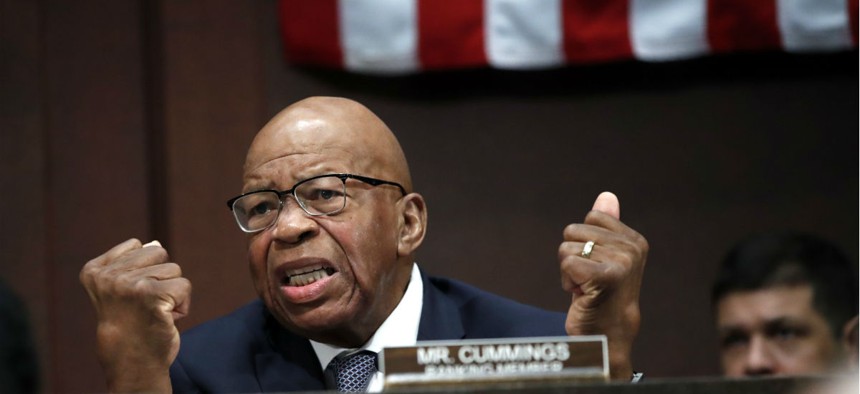 Elijah Cummings, D-Md., says administration officials may have violated the 1978 Civil Service Reform Act.