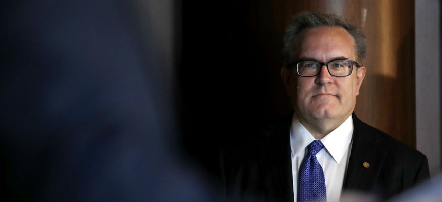 Acting EPA Administrator Andrew Wheeler told employees Wednesday he valued their expertise.