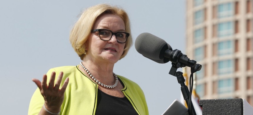 Sen. Claire McCaskill, D-Mo., is one of the senators in a tough re-election race who still opposed the executive orders. 