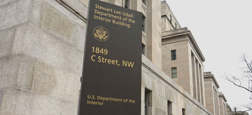 Interior Department headquarters in Washington.