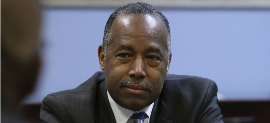 HUD Secretary Ben Carson is one of the Cabinet secretaries whose mixed travel the group is looking into. 