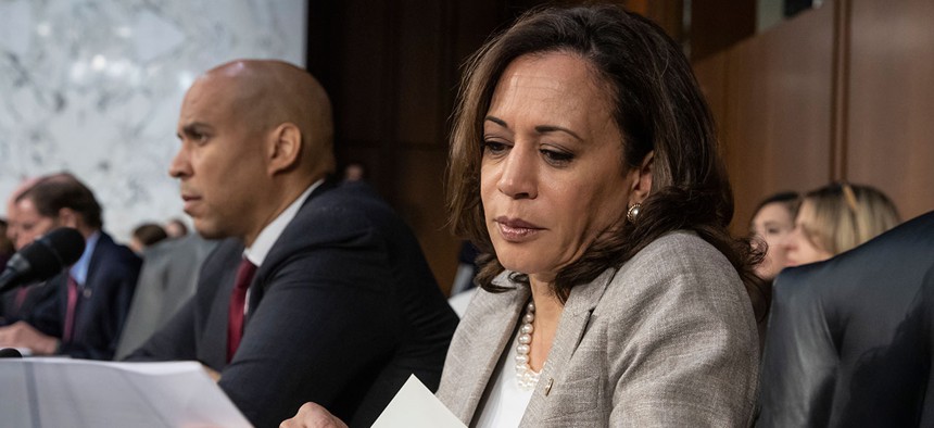 Senators Kamala Harris and Cory Booker both signed letters to federal agencies asking about AI bias.