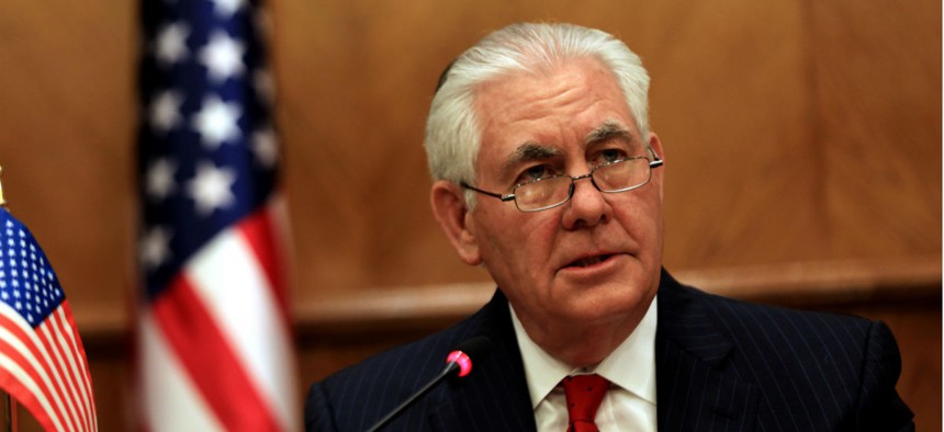 A hiring freeze under former Secretary of State Rex Tillerson is partly to blame. 