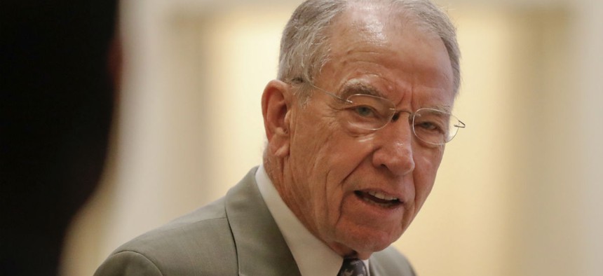 Sen. Chuck Grassley, R-Iowa, is a long-time advocate for whistleblowers.
