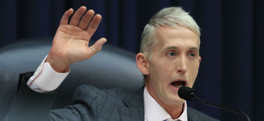 Outgoing House Oversight and Government Reform Committee Chairman Rep. Trey Gowdy, R-S.C., said he would like the new Forest Service chief to “send a clear unmistakable message” that sexual harassment won’t be tolerated.