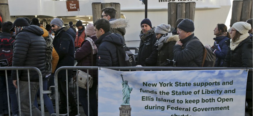 New York State is covering the costs of keeping the Statue of Liberty and Ellis Island open during the government shutdown.