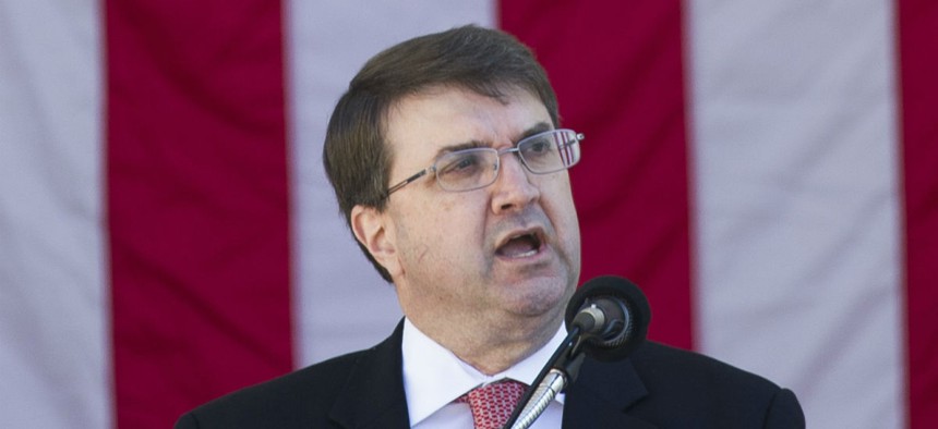VA Secretary Robert Wilkie said union is going too far in arguing the shutdown will lead to veteran suicides. 