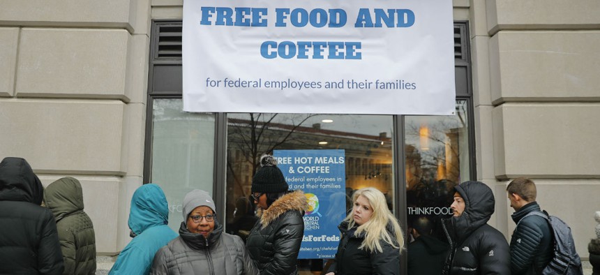 Chef Jose Andres' World Central Kitchen offers food to federal workers who aren't being paid during the shutdown. 