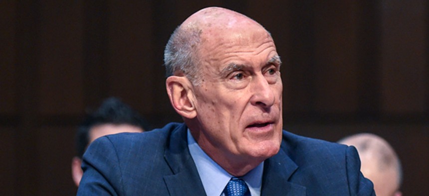  Director of National Intelligence Dan Coats, provides the Intelligence Community's 2018 assessment of threats to U.S. national security to the Senate Armed Services Committee in 2018.