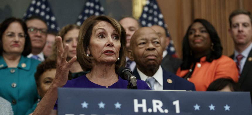 House Speaker Nancy Pelosi unveiled H.R. 1 in early January as the Democrats' top priority in the 116th Congress.