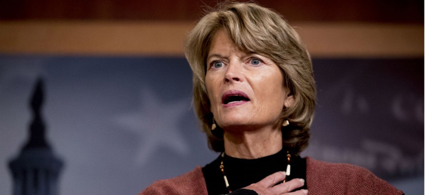 Sen. Lisa Murkowski, R-Alaska, has signed onto a bill offering civilians pay parity with the military for 2019. 