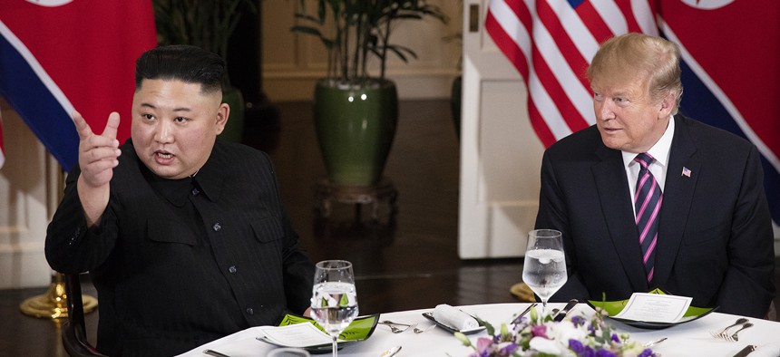Kim and Trump meet in Vietnam on Wednesday.