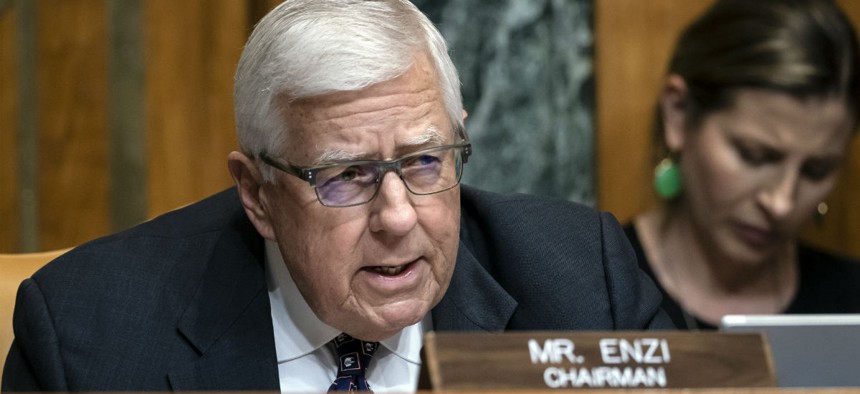 Sen. Mike Enzi, R-Wyo., chairman of the Senate Budget Committee, opposed Democratic attempts to protect federal employee benefits at this stage in the negotiations. 