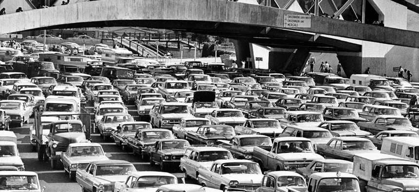 Nixon’s Operation Intercept in 1969 led to massive traffic jams.