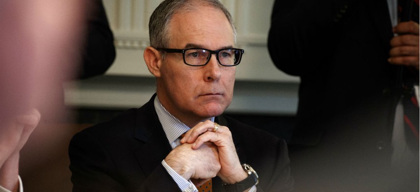Former EPA Administrator Scott Pruitt was criticized for accepting donations to a legal defense fund without consulting with ethics officials. 