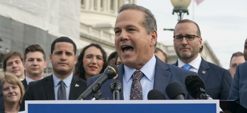 Rep. David Cicilline, D-R.I., speaks before the Friday House vote on the 2019 Equality Act.