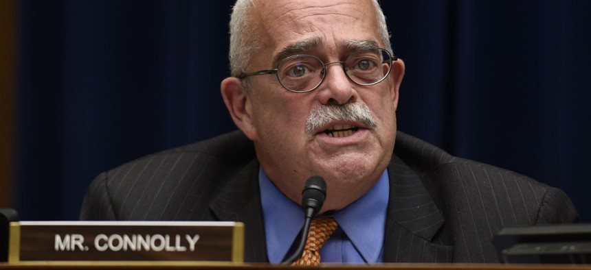 Rep. Gerry Connolly, D-Va., suggested the FLRA chairwoman was untruthful in her testimony. 