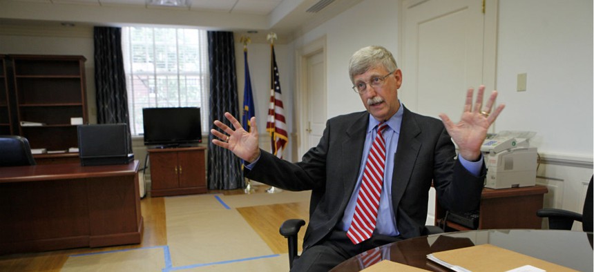 Dr. Francis Collins, director of the National Institutes of Health, says, "Too often, women and members of other groups underrepresented in science are conspicuously missing" from the lineup at key events. 