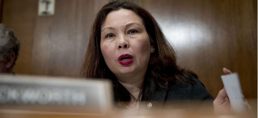 Sen. Tammy Duckworth, D-Ill., is one of the Democrats leading the inquiry. 