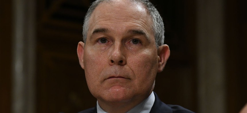 Top ethics official cites steps taken against appointees including former Environmental Protection Agency Administrator Scott Pruitt. 