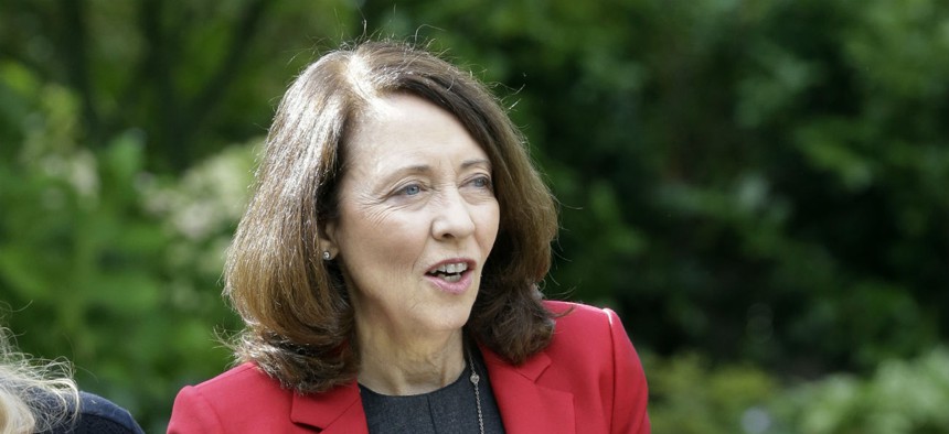 Sen. Maria Cantwell, D-Wash., (above) introduced legislation with Sen. Susan Collins, R-Maine, that would restore administrative law judges to the competitive service. 