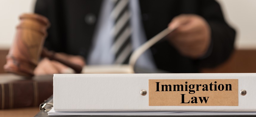 The Justice Department is seeking to strip immigration law judges of their ability to unionize. 